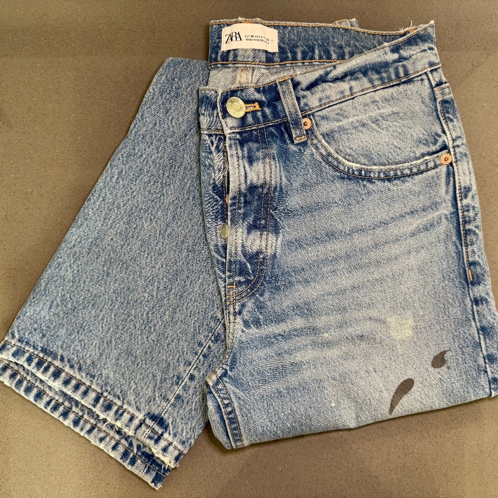 ZARA LOW-RISE TRF BOYFRIEND JEANS